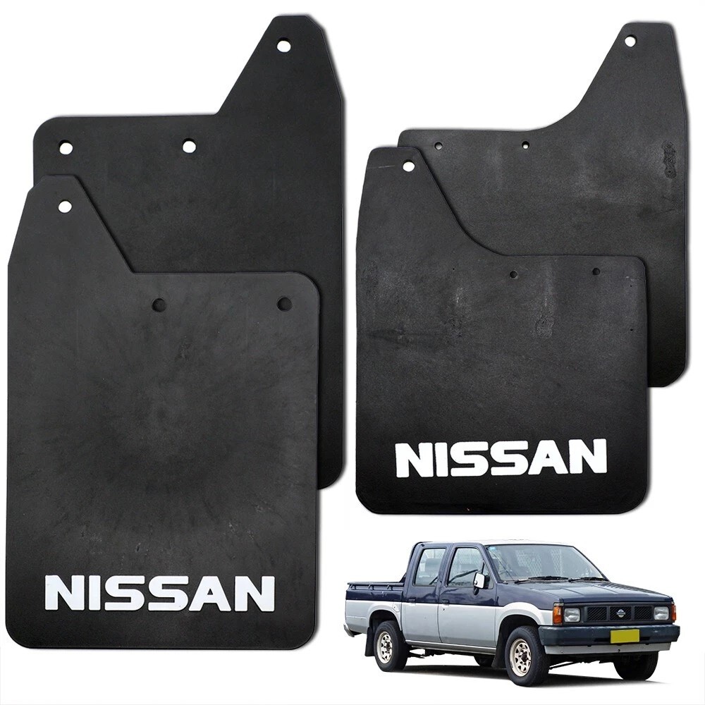 Full Set Nissan Navara Frontier Pickup D21 1986-1997 Front & Rear Mud Flap Guard
