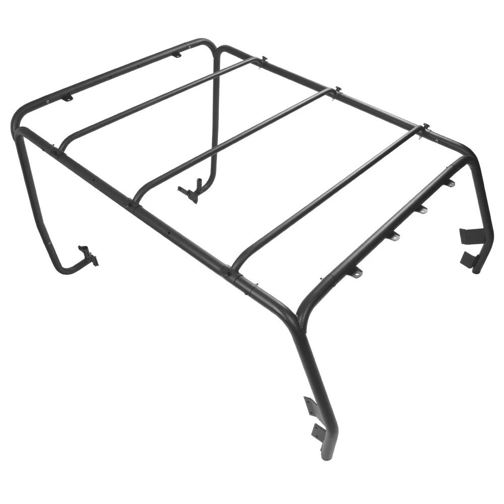 Powder Coated Roof Rack For Jeep Wrangler JK 07-18 2 Door 350LBS Textured Steel