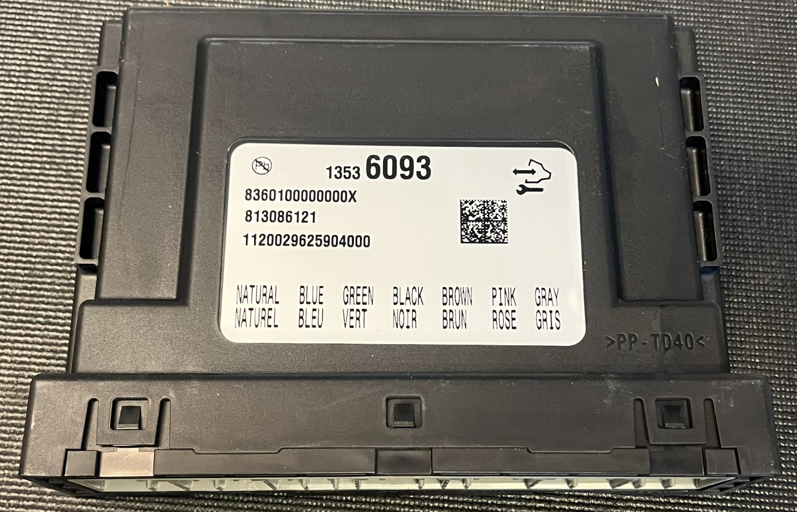 Body Control Module BCM 6093 New OEM Electronic Unit GM 13530503
