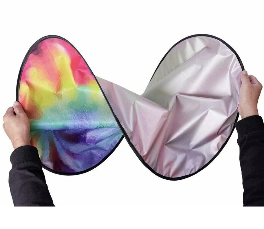 Auto Drive Universal 2 Counts Tie-Dye Windshield Sun Shade 28.5″x31.5″ NEW
