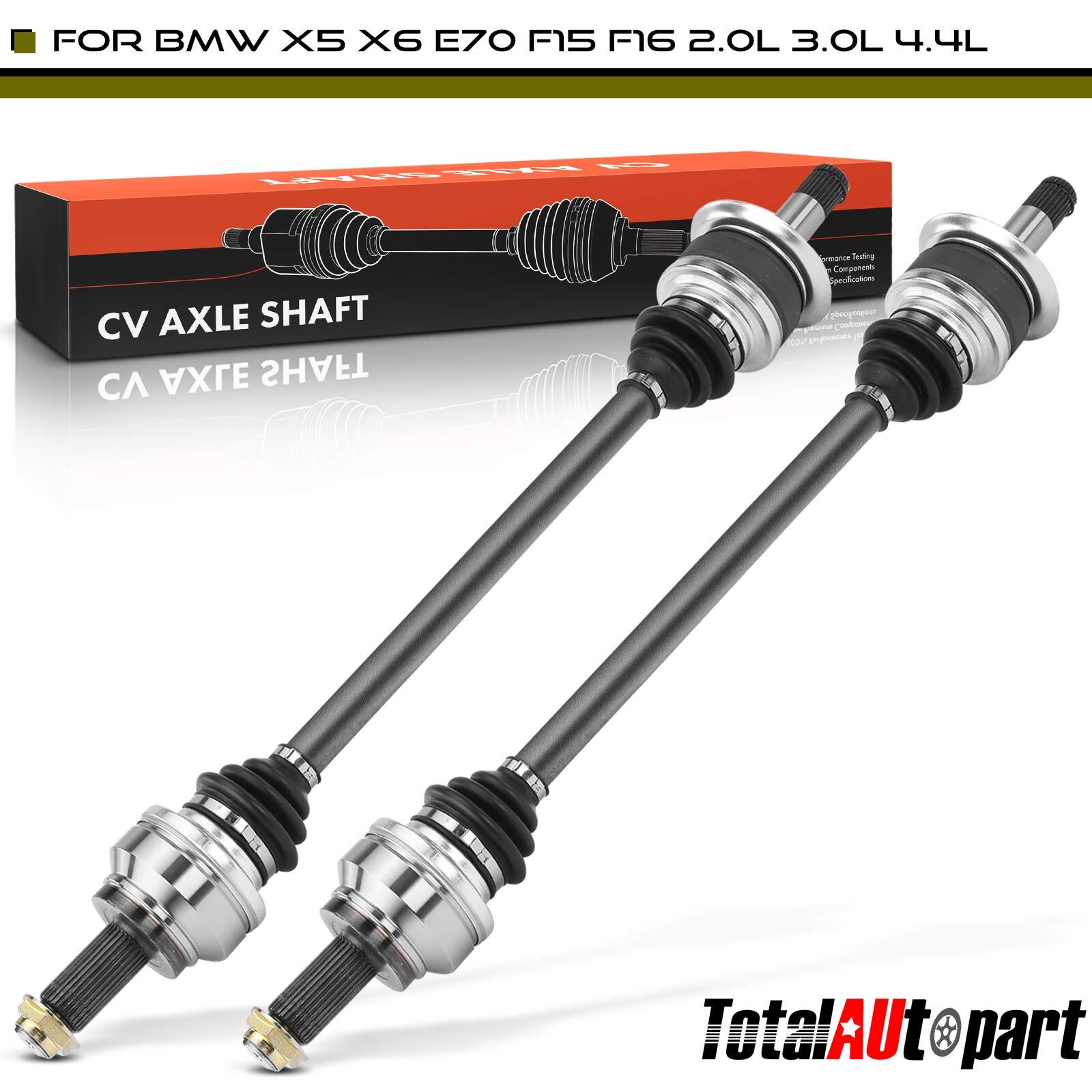 2x CV Axle Assembly for BMW E70 F15 X5 2007-2018 F16 X6 Rear Left & Right Side