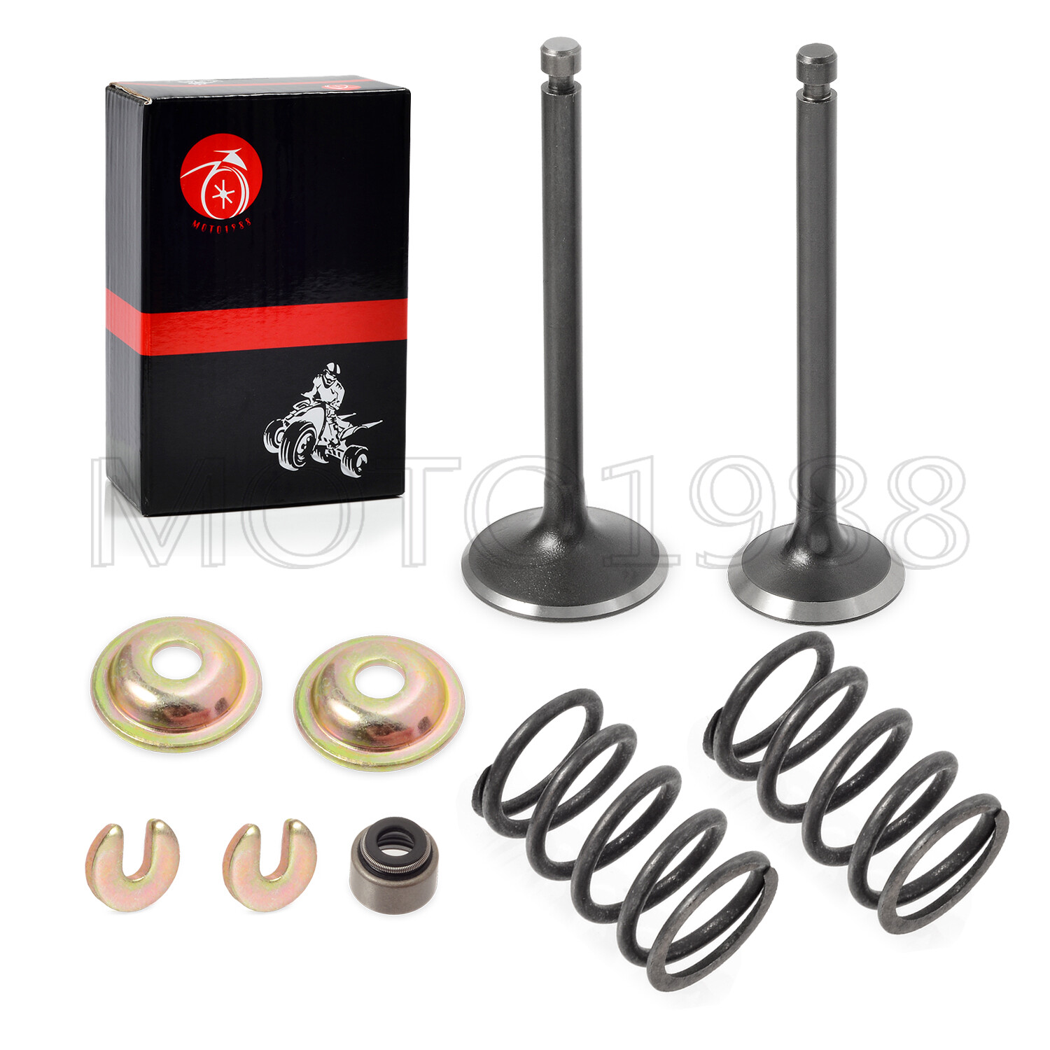 Intake Exhaust Valve Kit Seal Spring FOR Yamaha Gas Golf Cart G27 G28 G29 96-11