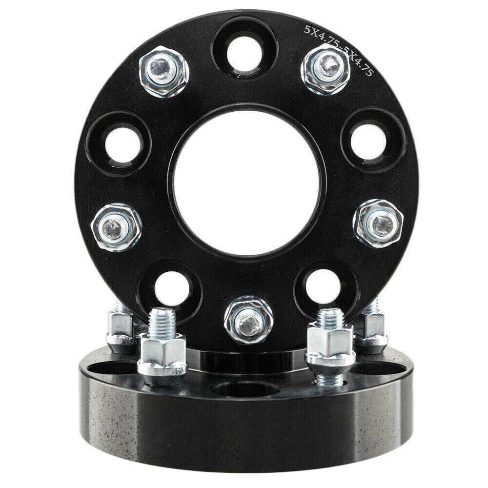 2pcs 5-lug Hubcentric 1.25″ | 5×4.75 (5×120.65mm) 12×1.5 Wheel Spacers Adapters