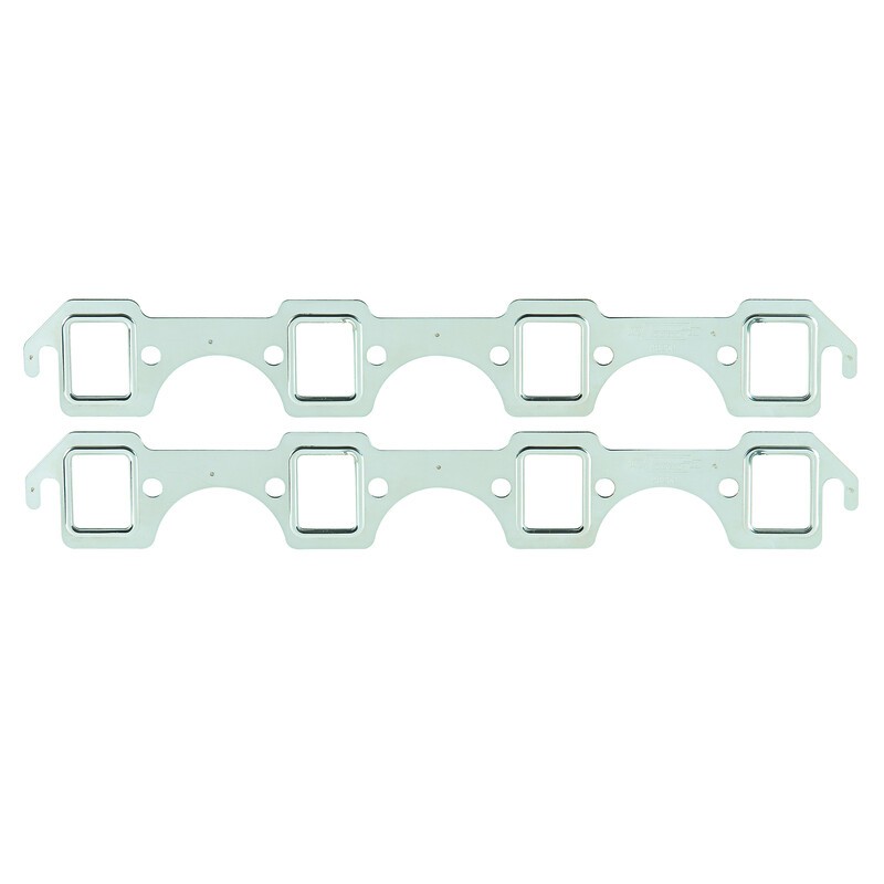 Mr Gasket Header Gasket 4825G; MLS Rectangular Port 1.480 1.120 for Ford SBF