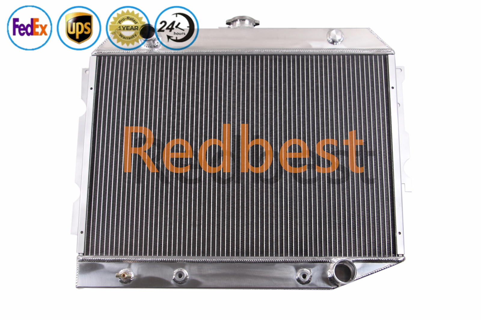 4 Rows Aluminum Radiator For 1970-1974 Plymouth Barracuda Cuda Roadrunner 26″ W
