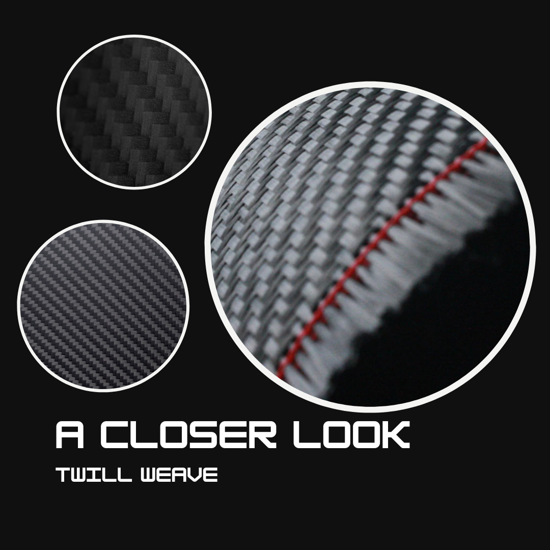 50″ wide x 36″ Twill Weave Carbon Fiber Fabric (3k, 6oz)
