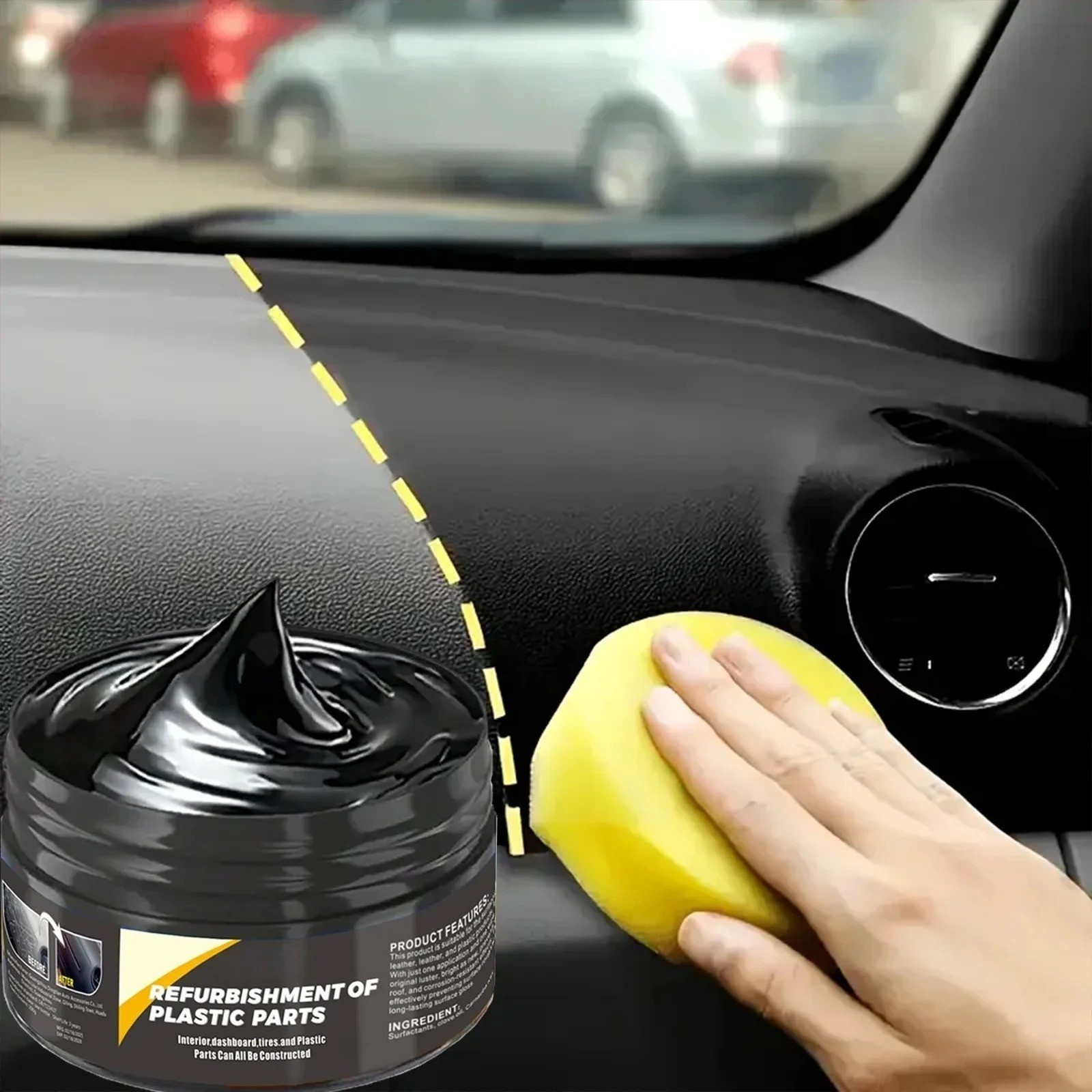 Car Interior Plastic Repair Scratch Remover Wax Polishing Repair Cream Sale