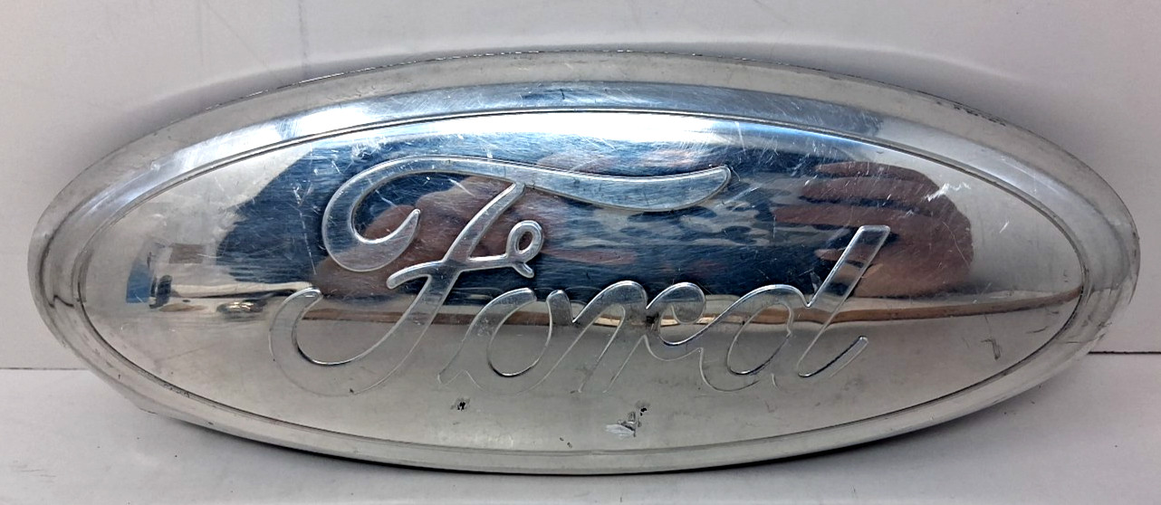FORD emblem AA83-402A-AB Aluminum Finish Pre-owned dents F-150 ?