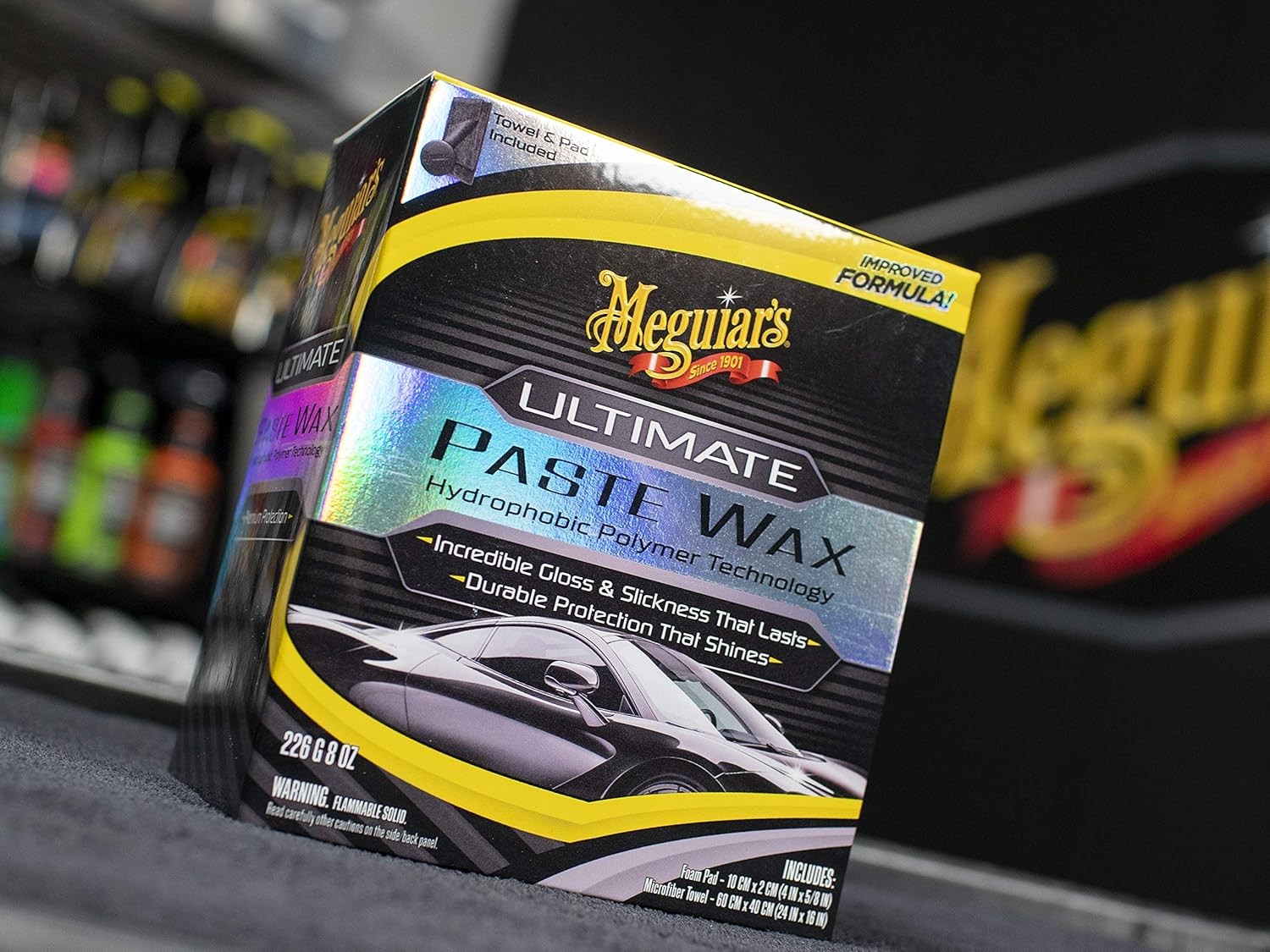 Meguiar’s Ultimate Paste Wax – Premium Car for a 8 Ounce (Pack of 1)