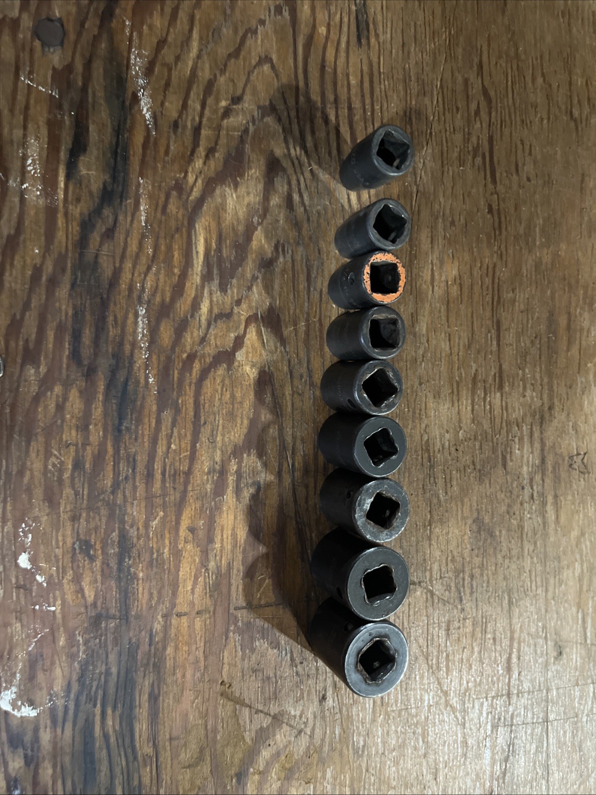Snap On 3/8” – 7/8” 9 Piece 1/2” Drive 6 Point Impact Socket Set USA IM120-IM280