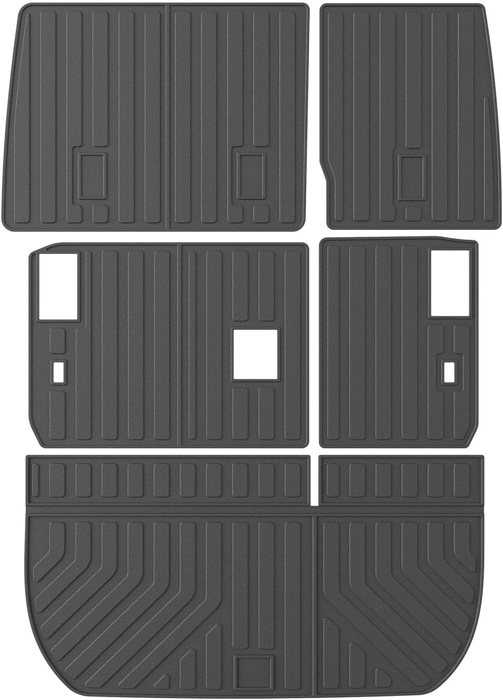 For 2009-2017 Chevy Traverse 08-17 Enclave Cargo Trunk Mat Trunk Liner Back Seat