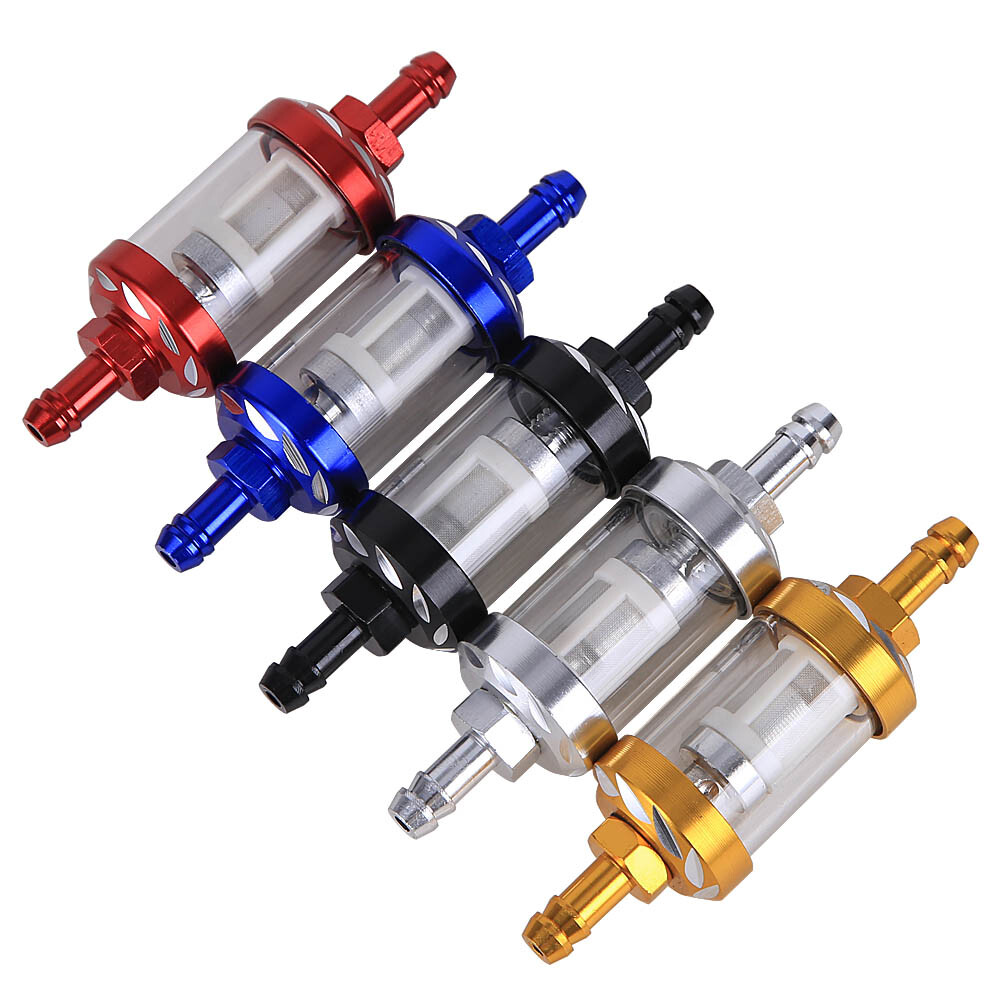Universal Reusable Washable 5/16″ 8mm Inline Metal Gas Fuel Filter Motorcycle