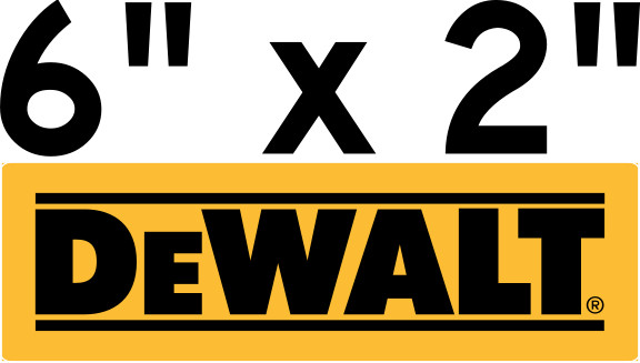 DEWALT TOOLS DECAL VINYL STICKER DECAL TOOL BOX TRUCK WINDOW CAR FREE SHIPPING