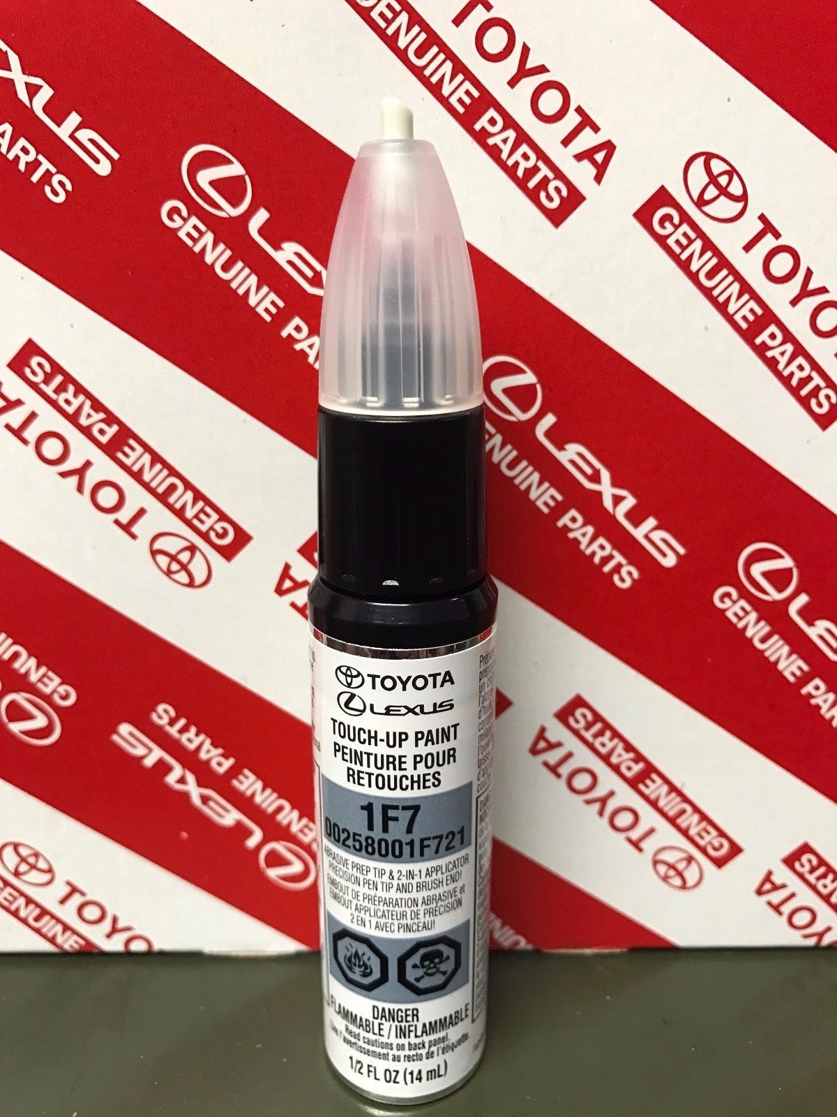 Genuine Toyota Lexus OEM Touch Up Paint 1F7 Classic Silver Mica
