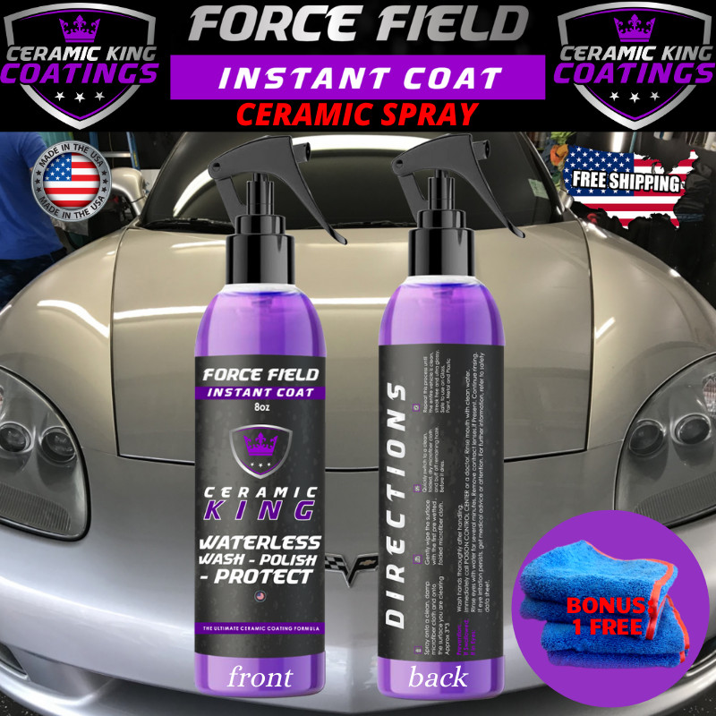 FORCE FIELD NANO CERAMIC CAR COATING SPRAY PRO PAINT SEALANT CAR POLISH WAX