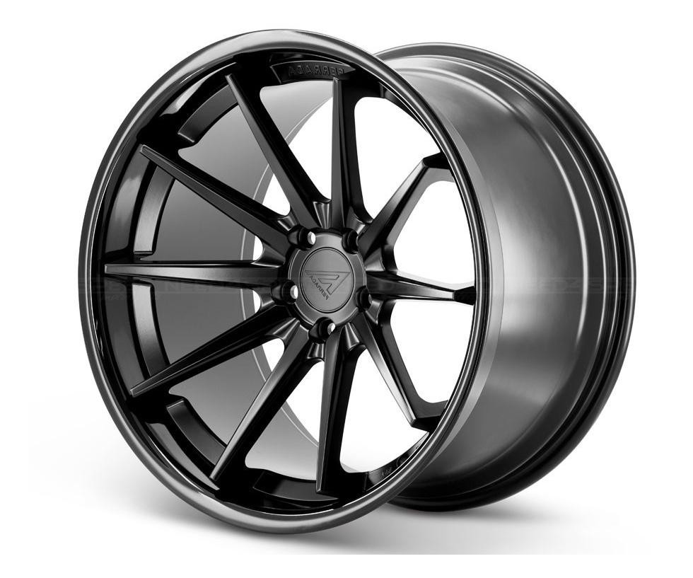 22″ FERRADA FR4 MATTE BLACK CONCAVE WHEELS RIMS FITS JEEP TRACKHAWK 22X10.5