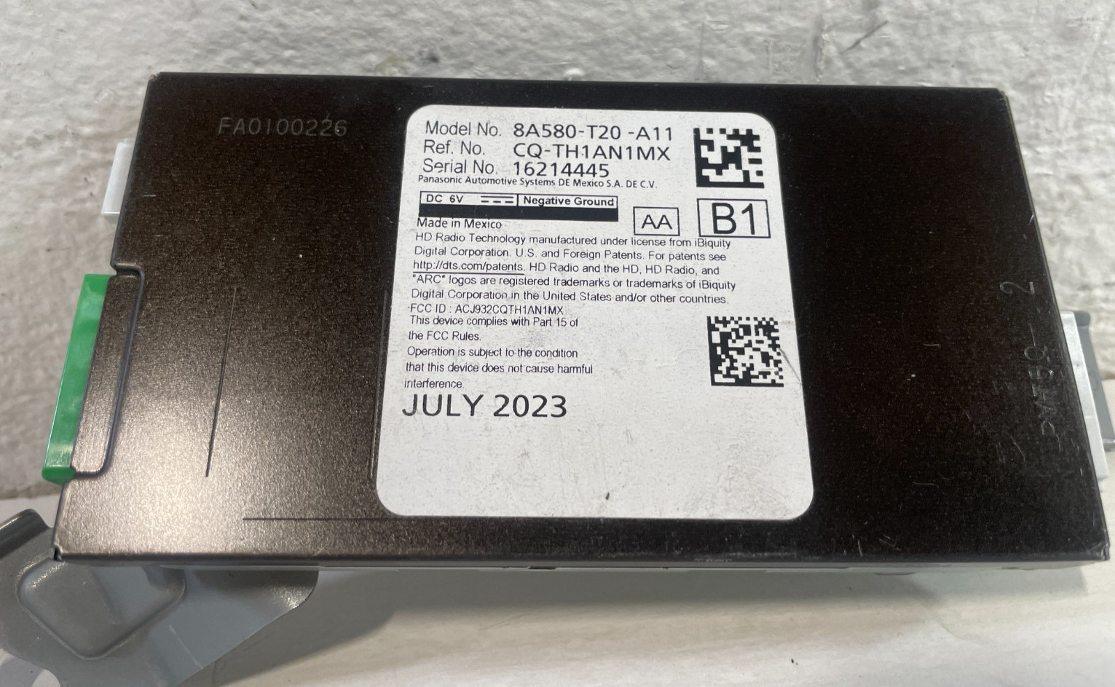 2023-2025 ACURA INTEGRA RADIO AUDIO RECIEVER TUNER CONTROL MODULE UNIT # 104526
