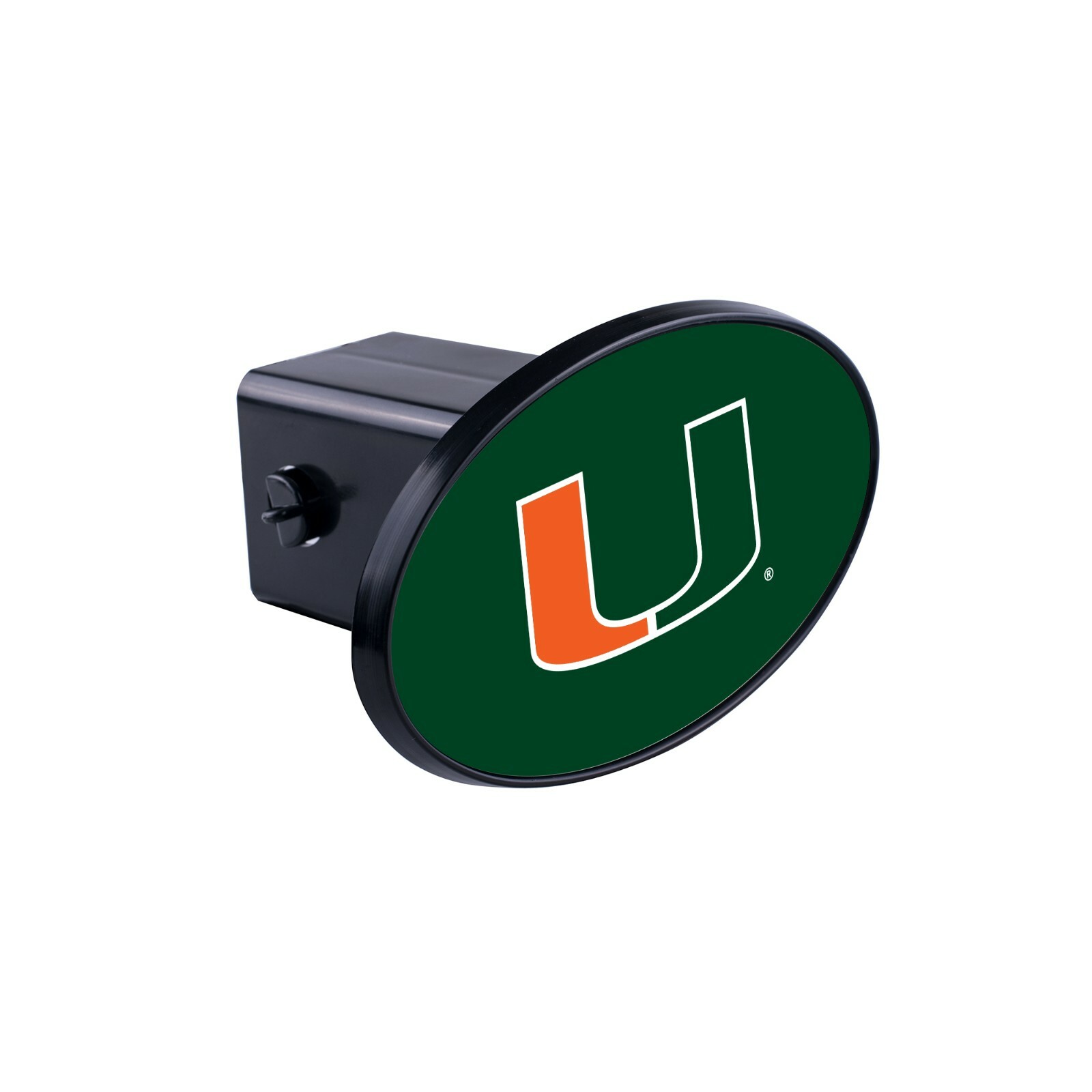 Miami Hurricanes NCAA Tow Hitch Cover Car-Truck-SUV 2″ Receiver