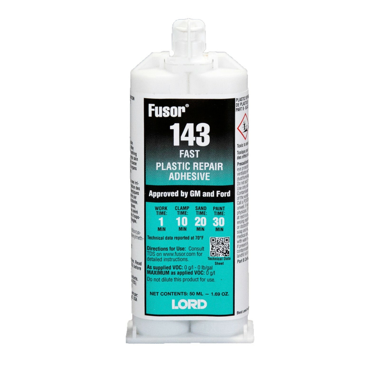 50ml LORD Fusor Fast Auto Plastic Repair Panel Bonding Adhesive 143 – Car Frame