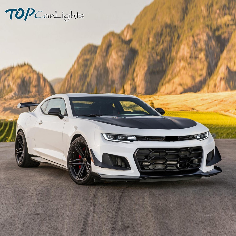 VLAND LED Headlights + Smoked Tail Lights For Chevrolet Chevy Camaro 2016-2018