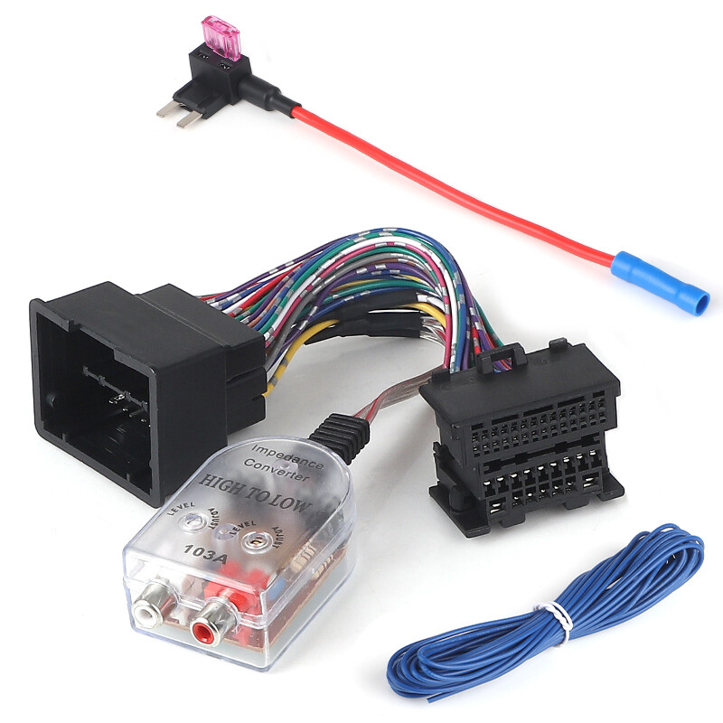 Radio Add Amplifier Interface Adapter For Chevy Cruze Camaro Malibu Equinox GMC