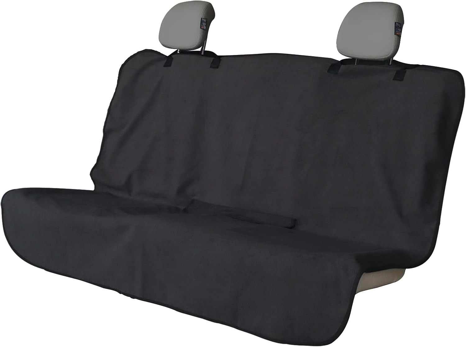 Car Truck Van SUV Rear Seat Protector Cover (Black)