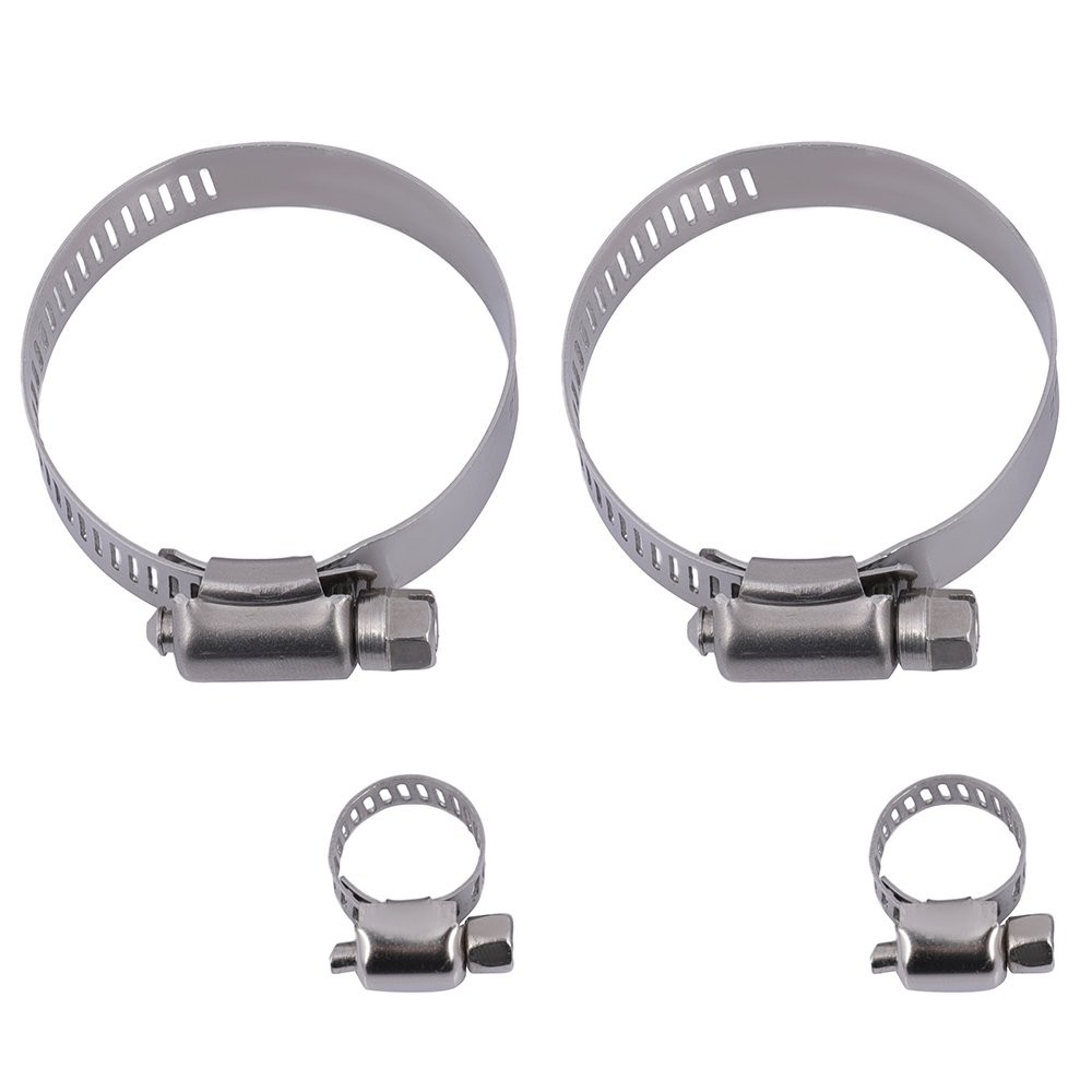 Radiator For 2002-06 Mini Cooper with Universal Oil Hose Clamps Kit 1.6L 1600CC
