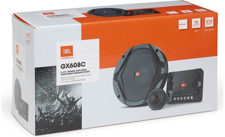 NEW JBL GX608C 6.5″ 210 Watts Peak Power 2.3 Ohms Car Component Speaker System