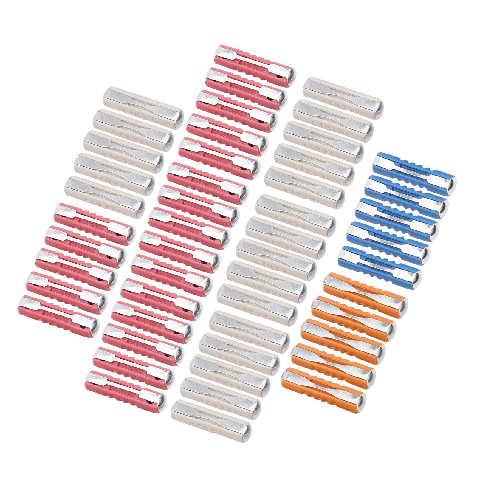 50pcs 5A-25A Torpedo Fuse Set For European Cars (Stable Performance)