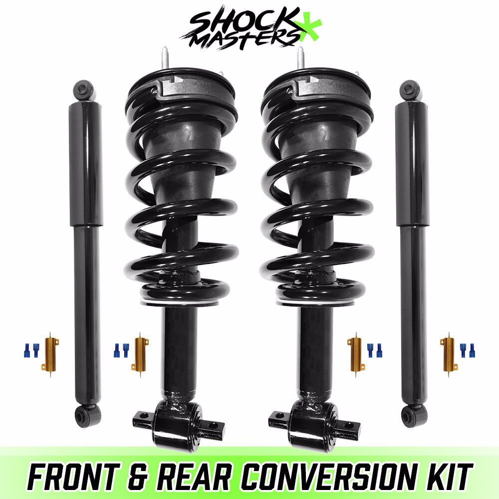 2015-2018 GMC Yukon XL Shocks & Strut Conversion Kit Front Rear 4Pcs