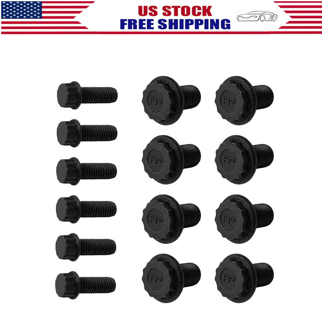 Clutch Flywheel Pressure Plate Flange Bolt Set For Honda Civic Si K Series 14Pcs