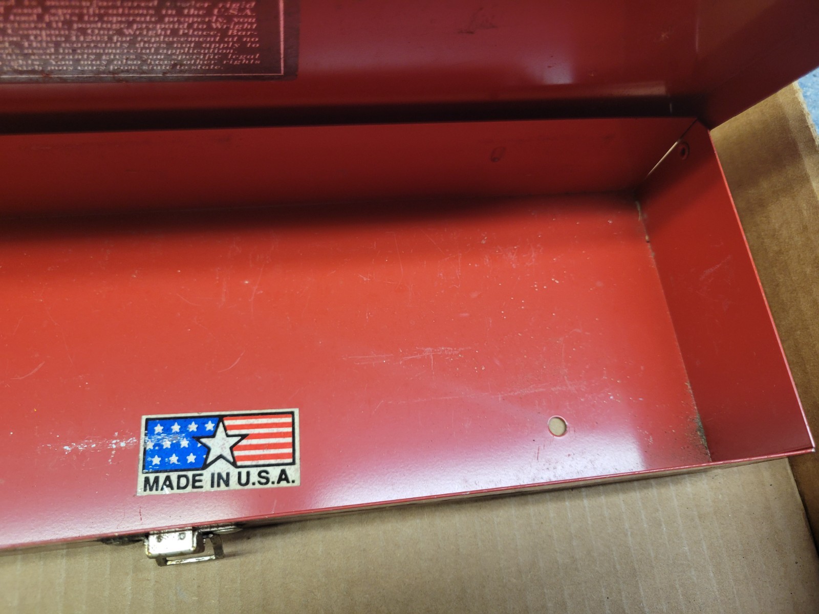 Wright Tool Red Tool Box For 3/8″ Socket Set (Box only No Tools)