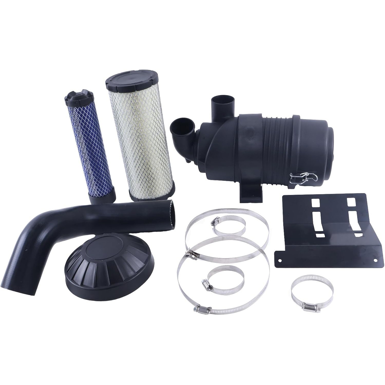 Air Filter Upgrade Kit For Kawasaki FR651V FR691V FR730V, Heavy Duty Commercial