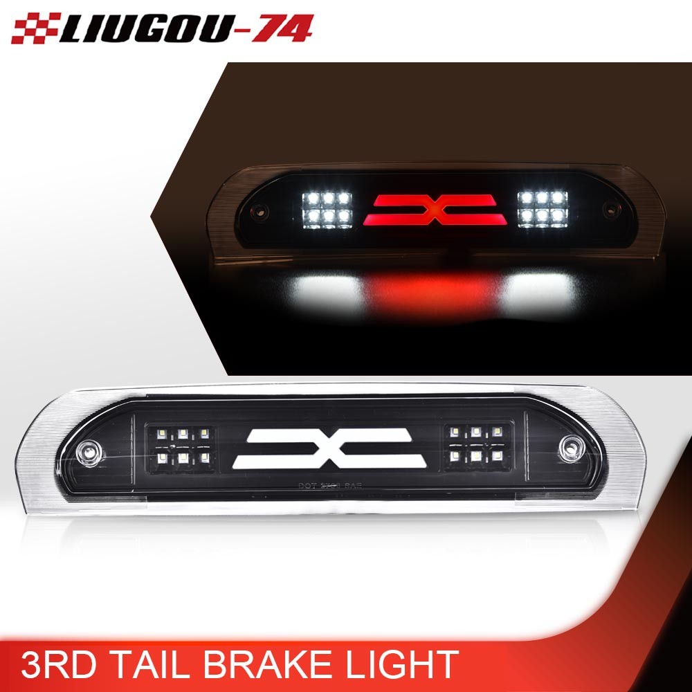 Fit For 2002-2009 Dodge Ram 1500 2500 LED 3rd Tail Brake Light Cargo Lamp w/Bulb