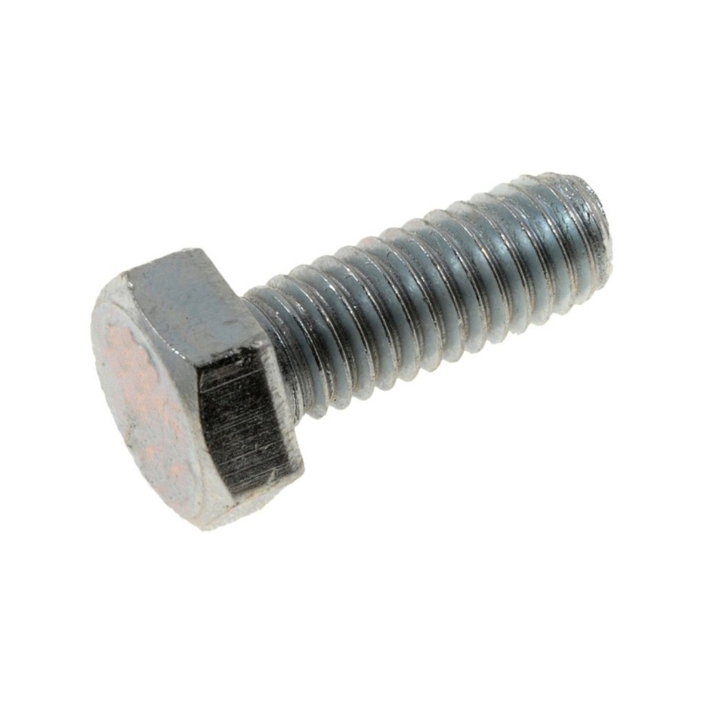 Hex Cap Screw Chrome Steel Zinc Plating Class 8.8 Strength 0.24 Inches Diameter