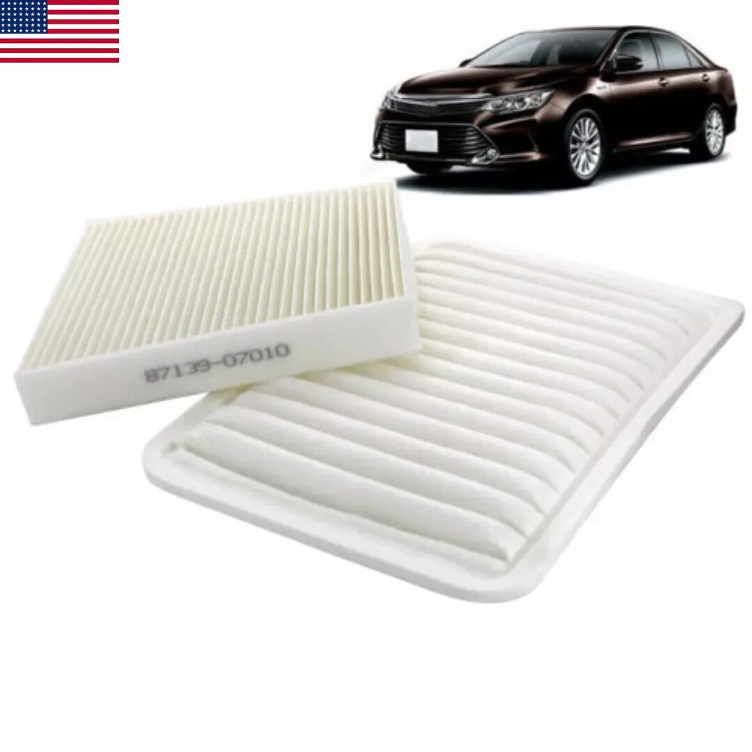 CABIN & AIR FILTER COMBO FOR TOYOTA CAMRY 2.5L 2.4L ENGINE 07-2017 17801-0H050
