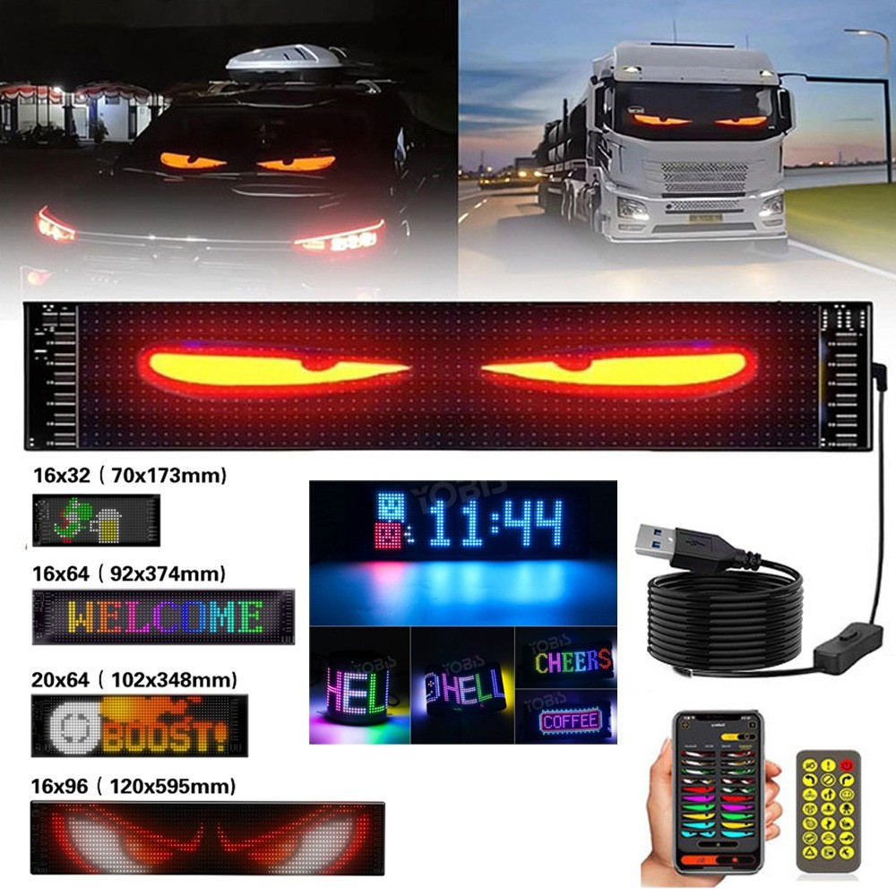 DIY Devil Eyes LED Light for Car/Truck, APP Control, Specific Devil Car Lights