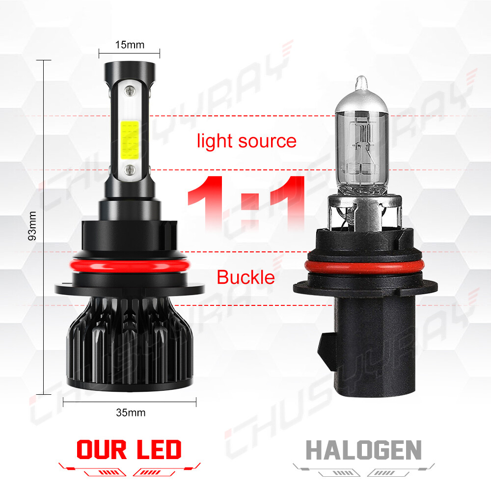 For Pontiac Pursuit 2005 2006 – 2X 9007 LED Headlight Hi/Lo Beam Bulbs