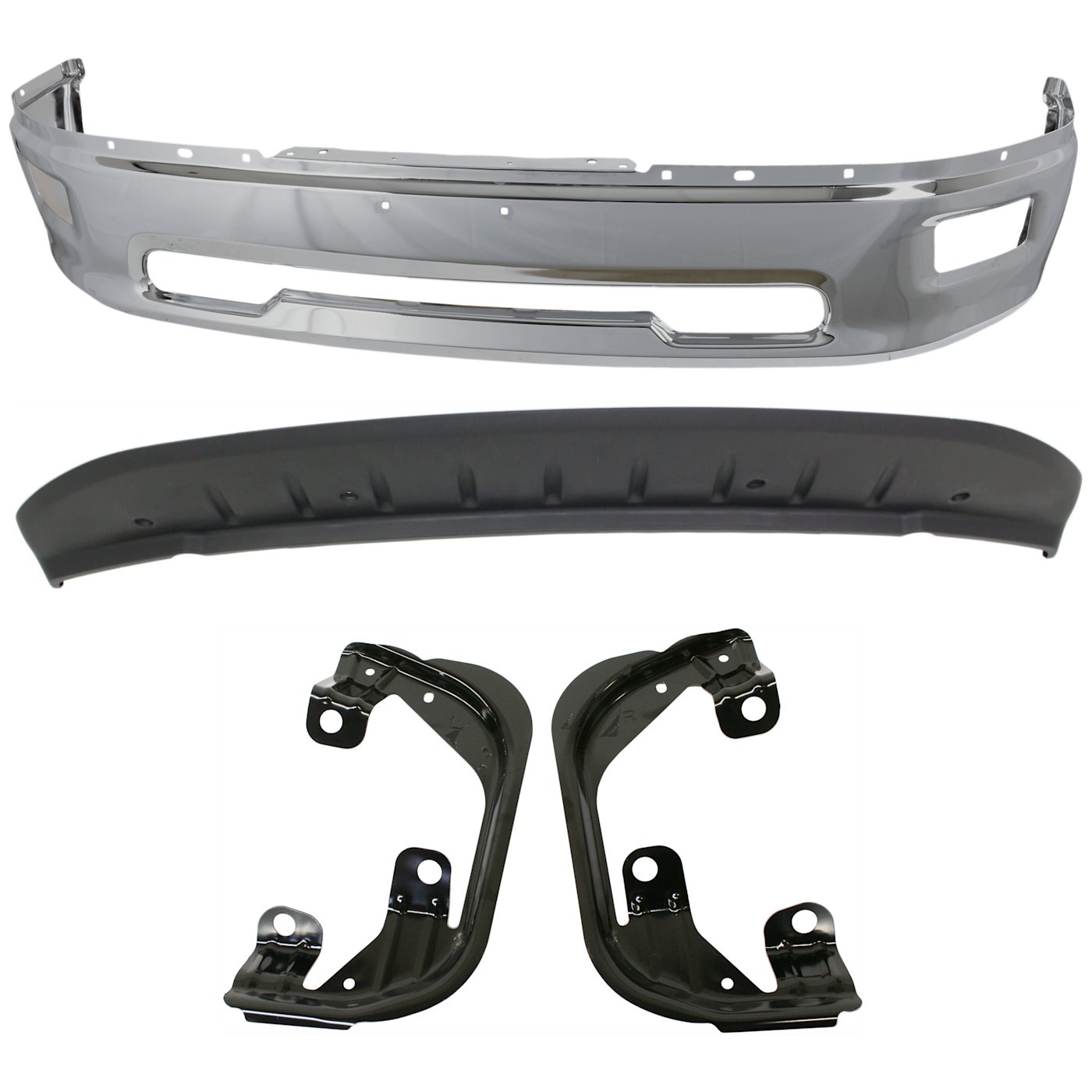 Bumper Face Bars Front for Ram Truck 1500 Dodge 2009-2010