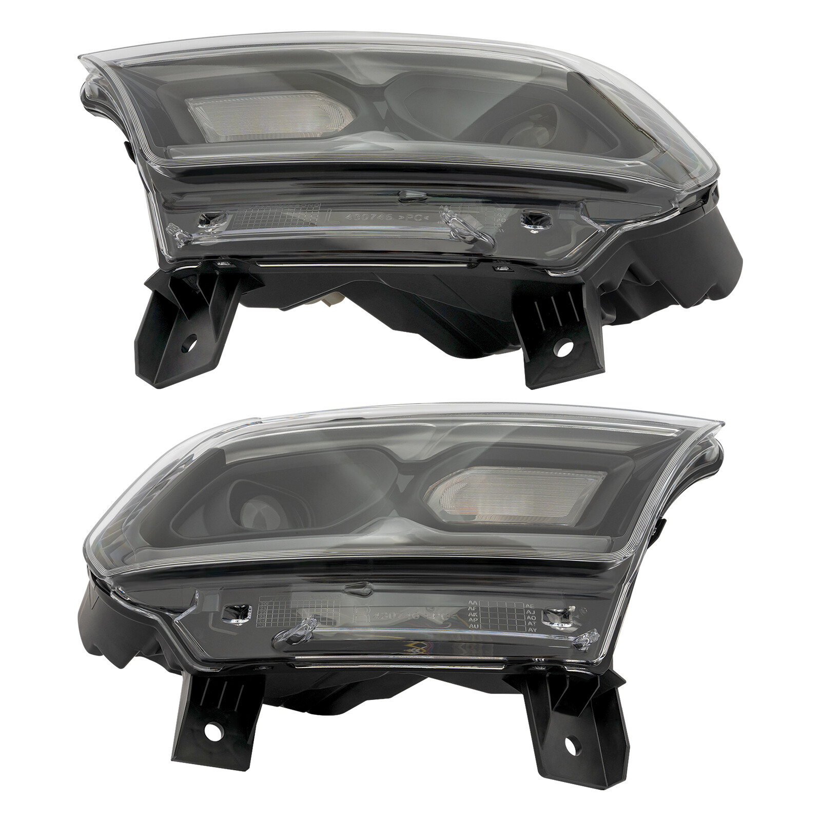 Pair LED Headlights For Dodge Durango 2021 2022 2023 Left & Right Side Headlamps