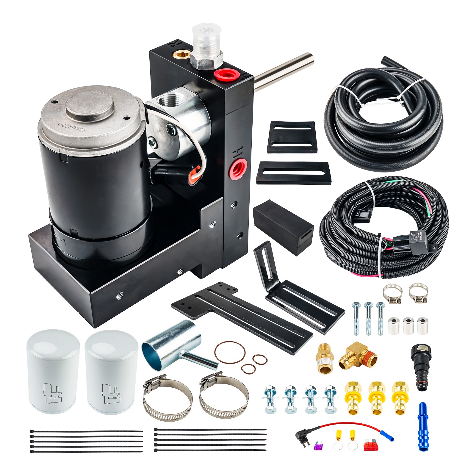 165GPH Diesel Fuel Lift Pump System TSC10165G For 01-10 Chevy GMC Duramax 6.6L