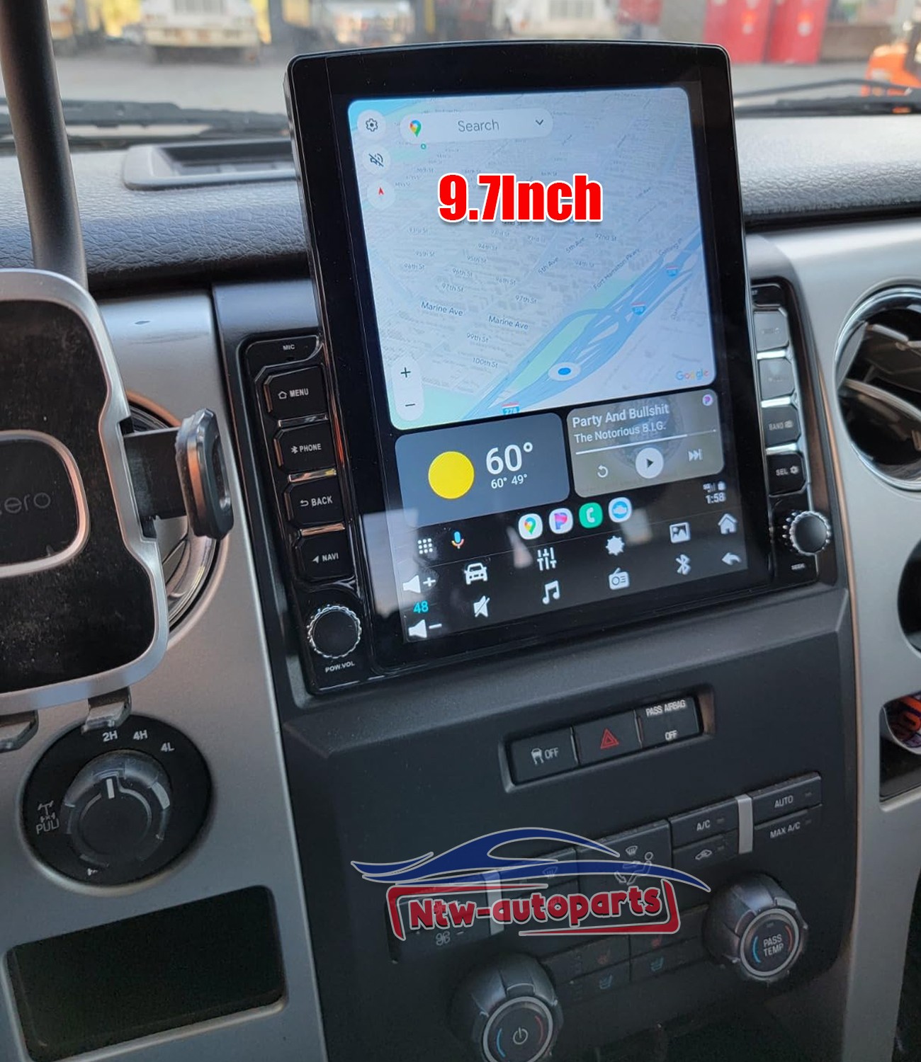 Carplay & Android Radio Estereo De Pantalla Para Ford F150 2009-2014 Coche GPS