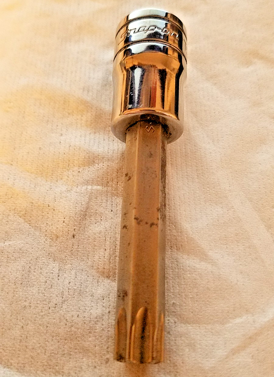 Snap On 3/8″ Drive # T50 Torx Bit Driver Socket # FTXL50E MADE IN THE USA