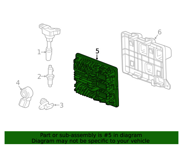 Genuine GM Engine Control Module 12700116