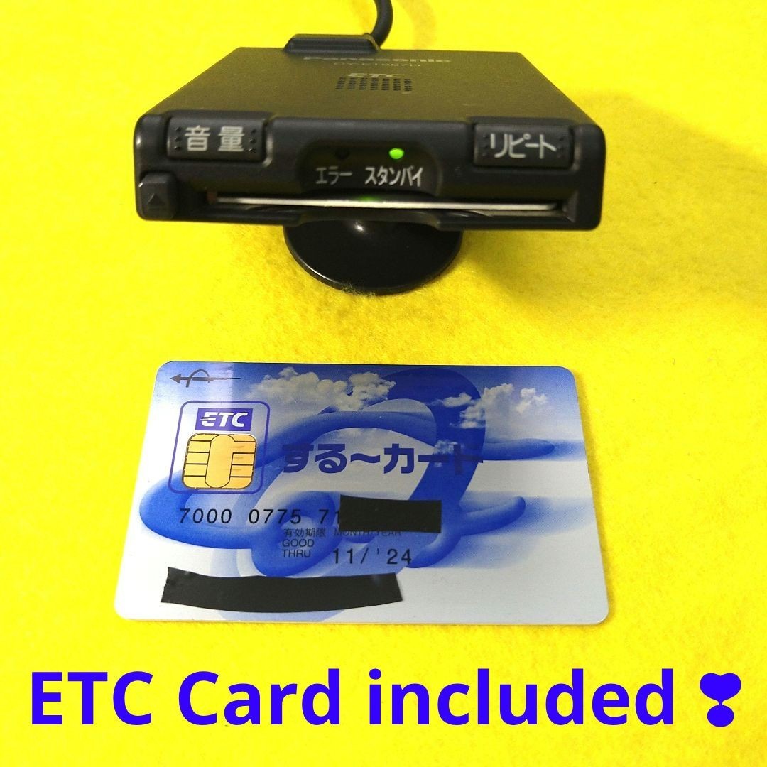JDM Panasonic ETC Card and Expressway Reader Electronic Toll System with voice