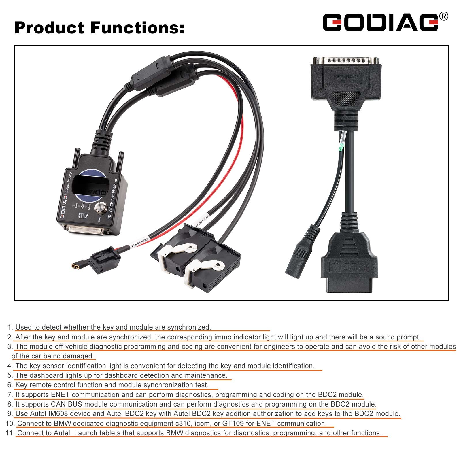 GODIAG For BMW BDC2/BCP Progarmming Test Platform +BDC3/BCP Test Platform