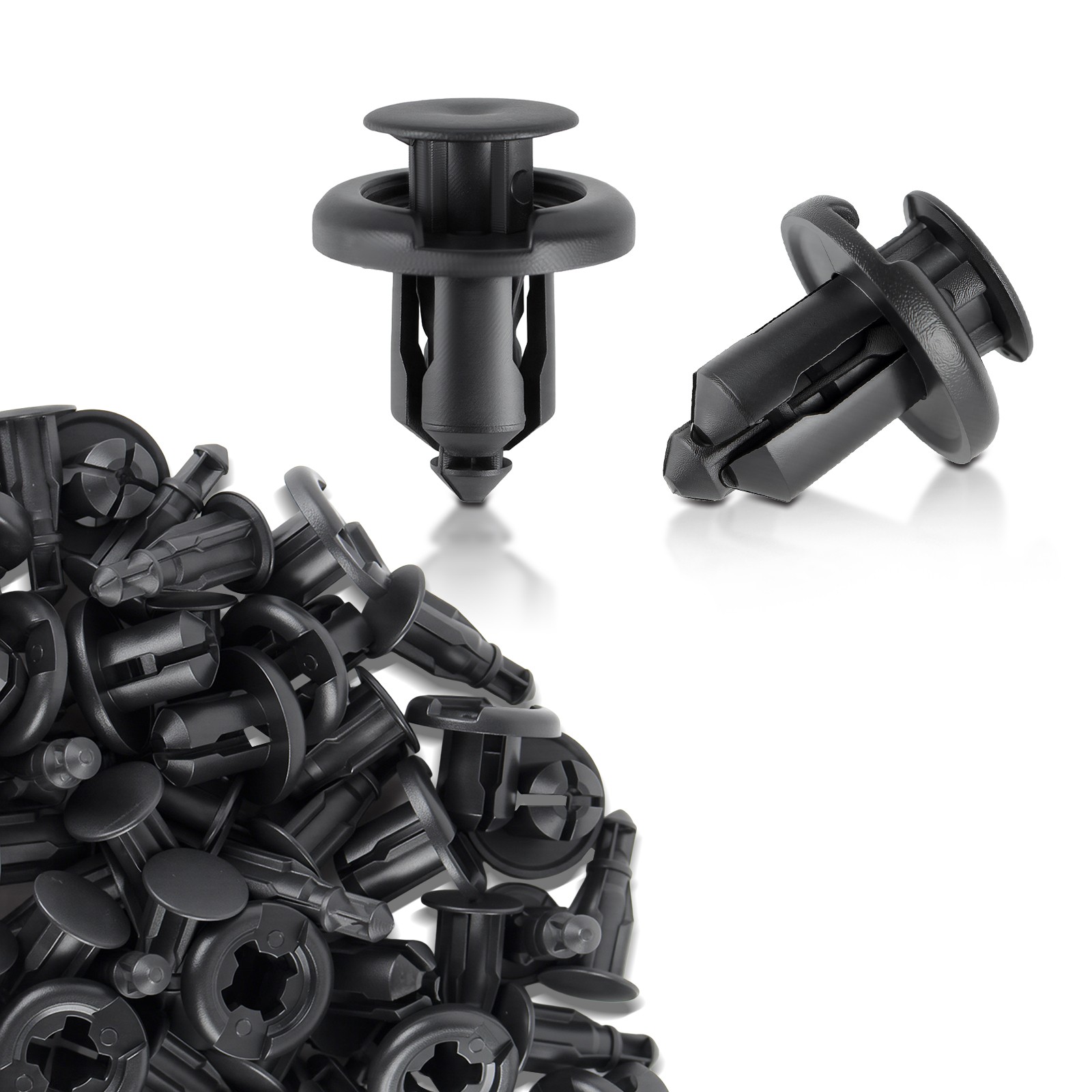 50pcs Trunk Screw Rivets Set Car Bumper Fender For Auto Plastic Fastener Clips