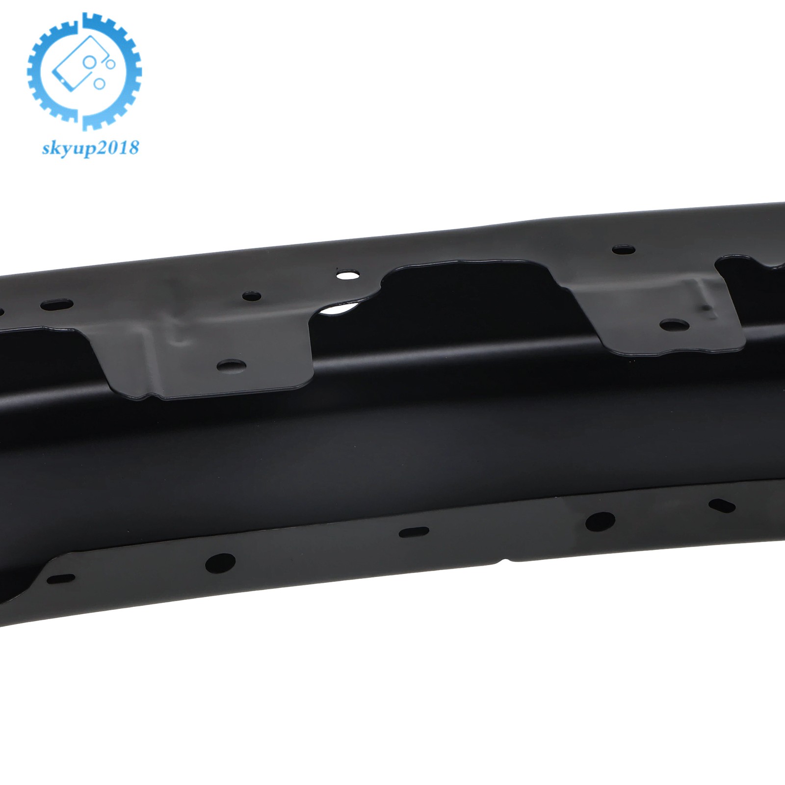 GM1002899 Black Split Front Bumper With Sensor Holes For GMC Sierra 1500 2022-25