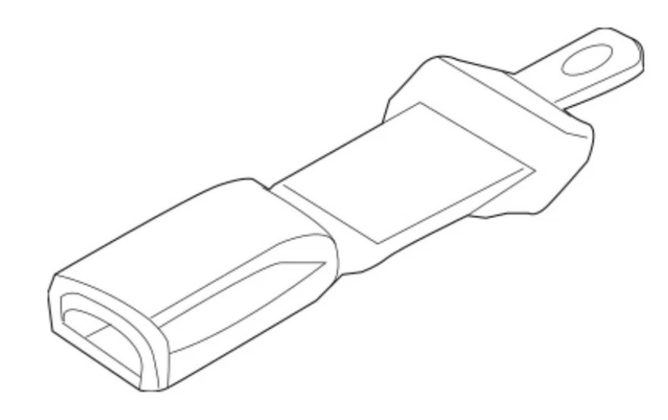 2002-2023 Ford OEM Genuine Seat Belt Extension 6L2Z78611C22AA