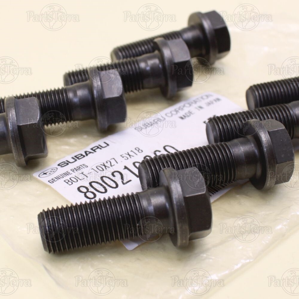 800210660 OEM Subaru Flywheel Bolt Set 10×27 – 5×18 for Forester Impreza – 8pc